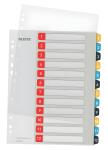 Register Cosy PP extrabreit 1-12 PC-beschriftbar extrabreit