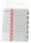Plastikregister A4 Cosy 1 bis 20 farbig mit 20 farbigen Taben