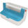 Leitz Aufbewahrungsbox Cosy 21,4 x 19,6 x 36,7 cm A4 ABS blau/hellgrau