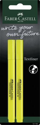 Faber Castell Textmarker TL 38 0,3-1,0 mm gelb 2er
