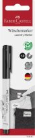 Faber Castell Wäschemarker Rundspitze scwarz Blister