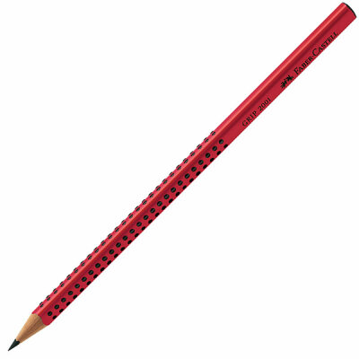 Faber Castell Bleistift Grip 2001 B rot