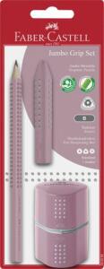 Faber Castell Bleistift Grip Jumbo B roseshadows Rad+Spitzer
