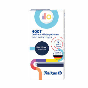 Pelikan Tintenpatrone 4001 Großraum ilo GTP/5 blau-schw.