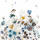 Motivserviette 33x33cm HOME F. 212130 Blumen