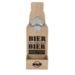 OOTB Metall-Flaschenöffner auf Holzbrett mit
