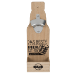 OOTB Metall-Flaschenöffner auf Holzbrett mit