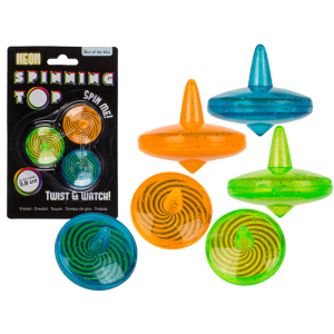 OOTB Neon-Kreisel aus Kunststoff ca. 38 cm 3 Stück