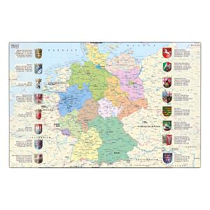 Schreibunterlage Idena PP Deutschland, 58,5x38,5cm