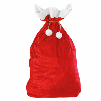Weihnachtssack aus Samt