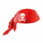 Piratenhut rot