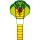 Ecoline Kinderdrachen Emerald Cobra Kite