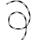 HQ Drachenschwanz Tube Tail Black & White Gradient 6 m