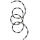 HQ Drachenschwanz Tube Tail Black & White Gradient 24 m