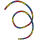 HQ Drachenschwanz Tube Tail Rainbow Spiral 6 m
