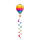 HQ Windspiel Hot Air Balloon Twist Patchwork Mini
