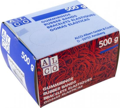 Alco Gummiband Naturkautschuk 4x150mm naturfarben 500g