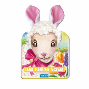 Trötsch Fühlbuch "Das kleine Schaf" 12 x 16 cm, 10 Seiten Pappenbuch mit Plüschohren