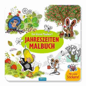 Trötsch Mit dem Maulwurf durchs Jahr Malbuch