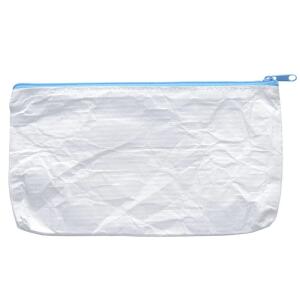 FSY PE-Vlies Reißverschluss-Beutel "Phat-Bag", DINLang, mit Textil-Reißverschluss hellblau, 1 Stück