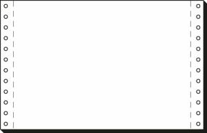 SIGEL 06241 DIN-Computerpapier - blanko - 6 " x 240 mm (A5 quer) - 70 g/m² - 1x 4000 Blatt