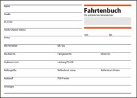 SIGEL T1179 Fahrtenbuch - A6 quer - 1x 40 Blatt - 3...