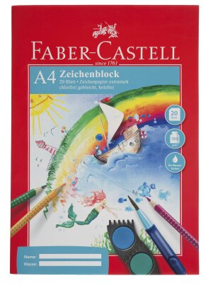 Faber Castell Zeichenblock Zeichenblock A3 10 Blatt 100g/m²