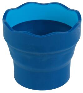 Faber Castell Wasserbecher Clic&Go blau