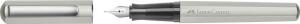 Faber Castell Füller Hexo silber matt Feder F