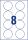 Zweckform J4881-20 rund