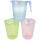 Messbecher 1l  farbig transparent, sortiert, blau, grün, pink
