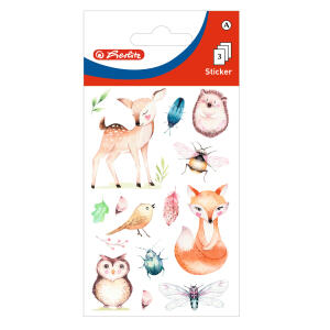 Herlitz Sticker Mädchen Motiv 5 3 Bogen selbstklebend FSC