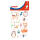 Herlitz Sticker Mädchen Motiv 5 3 Bogen selbstklebend FSC