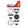 Herlitz Deko Sticker Motiv 3, 3 Bogen FSC