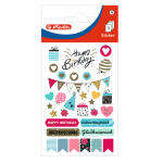 Herlitz Deko Sticker Motiv 11, 3 Bogen FSC