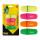 Idena Textmarker Mini  4 Farben, leuchtende Farben, Strichstärke 1-4mm,, Farben bleichen nicht aus