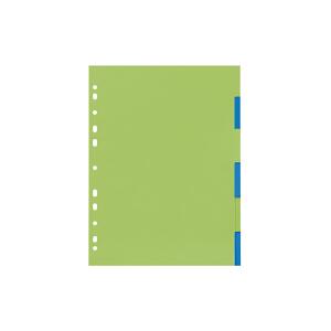 Register GREENline 6-teilig A4 Kart 2-farb.aus farbintensivem Manilaka