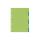 Register GREENline 6-teilig A4 Kart 2-farb.aus farbintensivem Manilaka