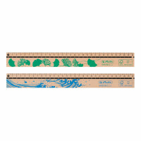 Herlitz Lineal 30 cm GREENline Motive sortiert
