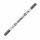 Calli Brush Double Tip  Brushpen metallic blau, Fasermaler mit 2,5mm Kalligrafie-Spitze und biegsamer, Pinselspitze, Online