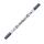 Calli Brush Double Tip Brushpen metallic blau, Fasermaler mit 2,5mm