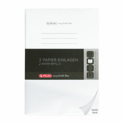 Herlitz Refill flex A4 2x40 Bl.bla.gelocht Mikroperforation, my.book FSC Mix