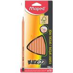 Bleistift HB 10er Black Peps mit Radierer, Dreikant ,...