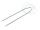 Rundstricknadeln 80cm 3,0mm grau, zum Rund- und Flächenstricken
