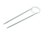 Rundstricknadeln 80cm 4,0mm grau, zum Rund- und...