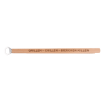 OOTB Holz-Grillzange mit Flaschenöffner ca. 43 cm