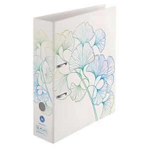 Ordner maX.file A4 8cm GREENline Ginko, Papierbezug 4-farbig bedruckt