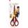Schere 16cm Harry Potter, spitz, Klingen aus rostfreiem Stahl,