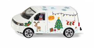 Siku VW T5 Schneemann  Bastelmodell mit Stickern