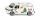 Siku VW T5 Schneemann  Bastelmodell mit Stickern